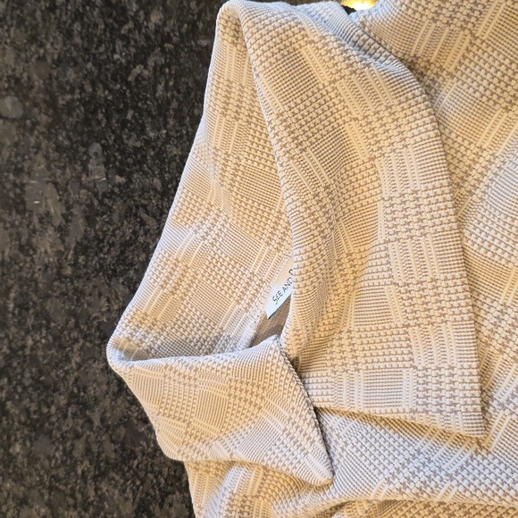 NWOT See And Be Seen Oversized Small Elegant Cream Tan Women's Top - Picture 5 of 8